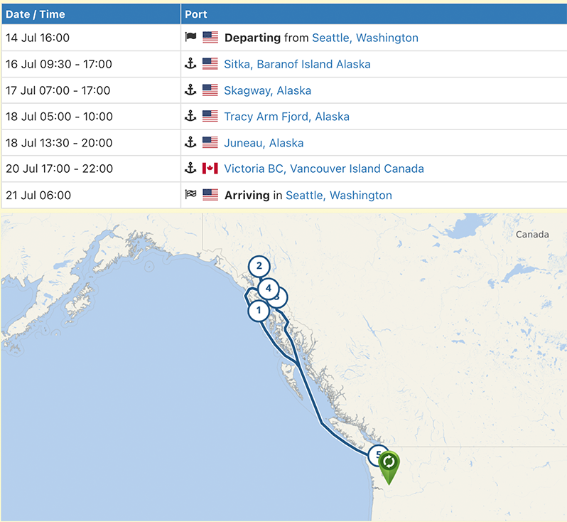2025alaskacruiseitinerary